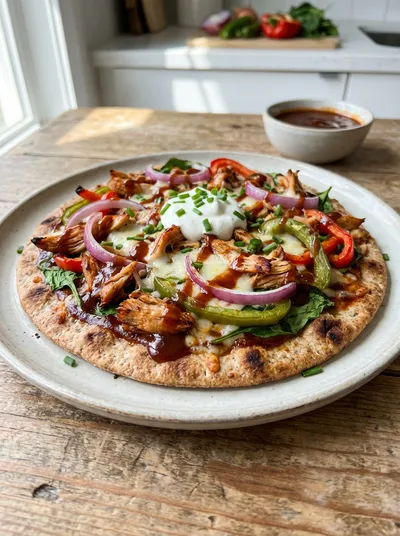 15-Minute BBQ Chicken Flatbread