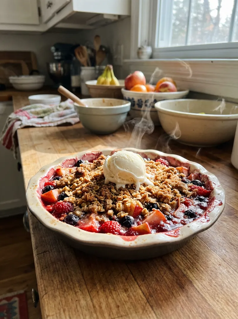 Apple Berry Crisp
