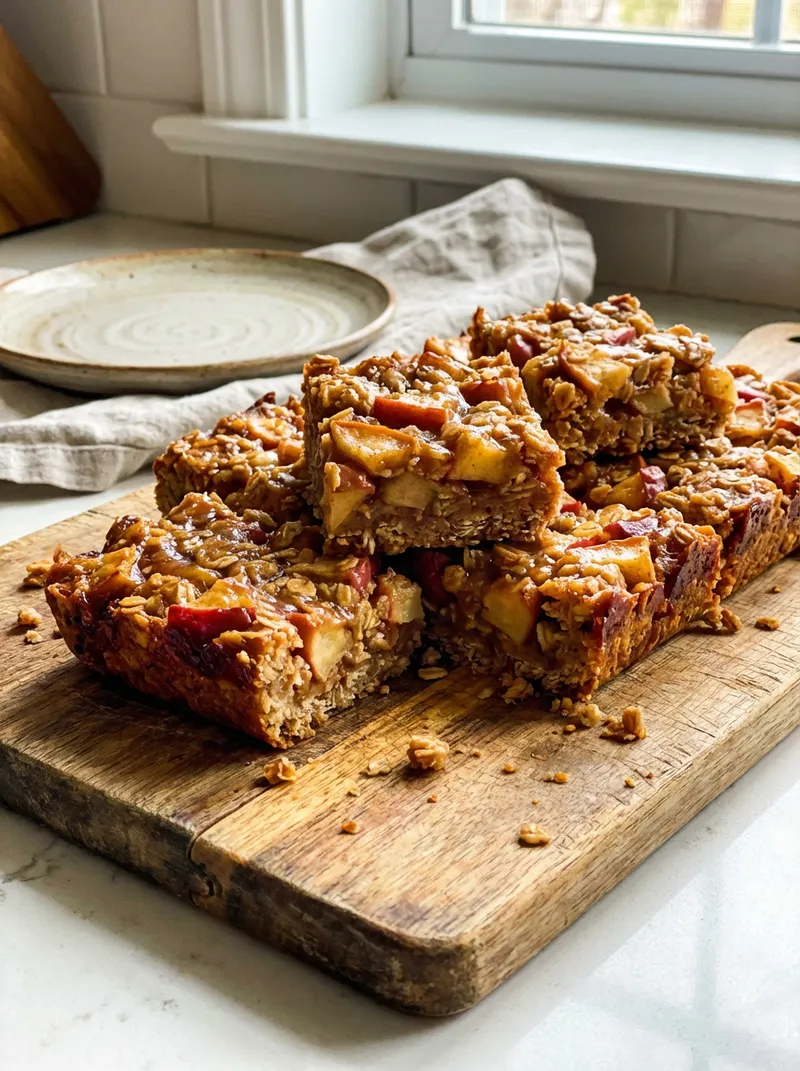 Apple Cinnamon Oat Bars