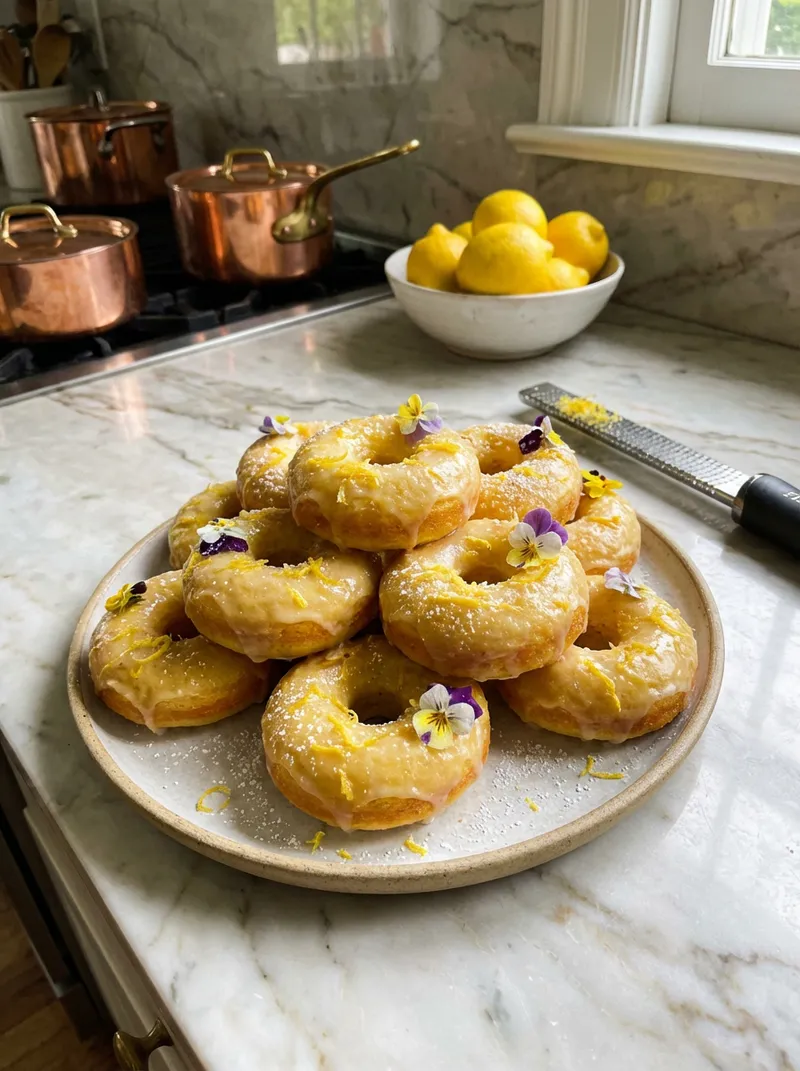 Baked Lemon Donuts