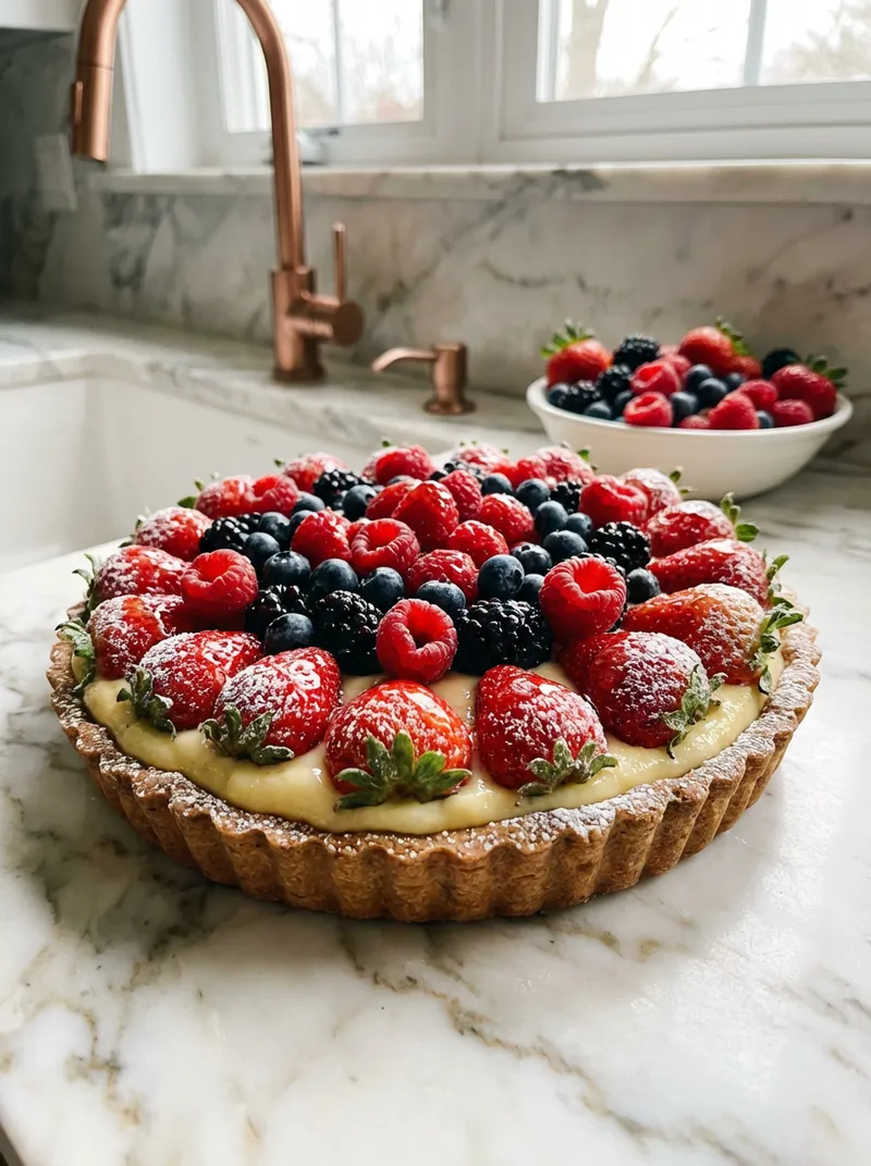 Berry Custard Tart