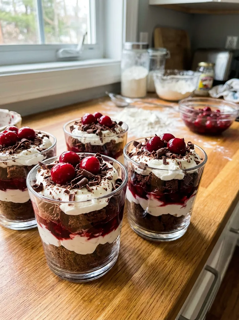 Black Forest Dessert Cups
