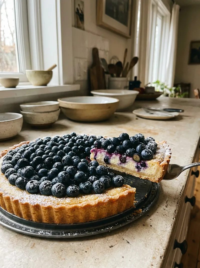 Blueberry Cheesecake Tart