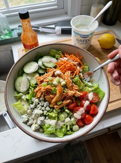 Buffalo Chicken Ranch Salad