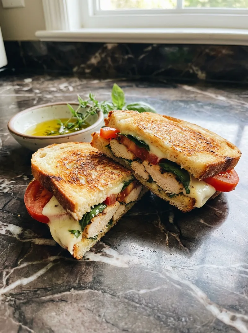 Caprese Chicken Paninis