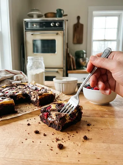 Cheesecake Swirl Brownies