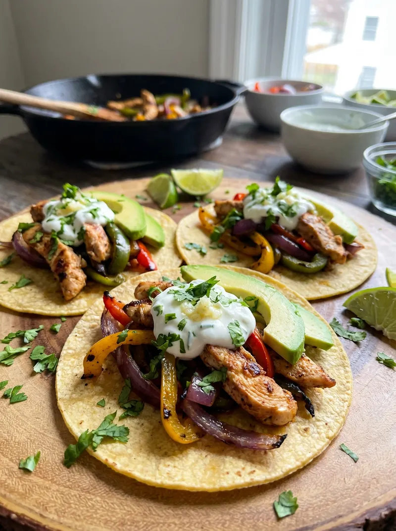 Chicken Fajita Tacos