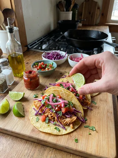 Chicken Tinga Protein Tacos