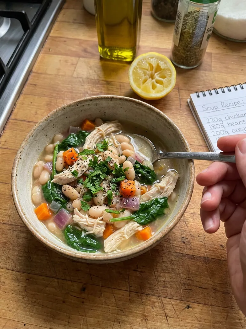 Chicken White Bean Lemon Soup