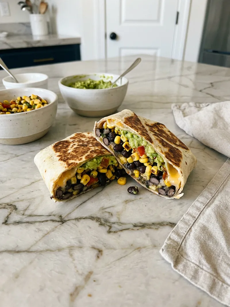 Chipotle Black Bean Crunch Wraps