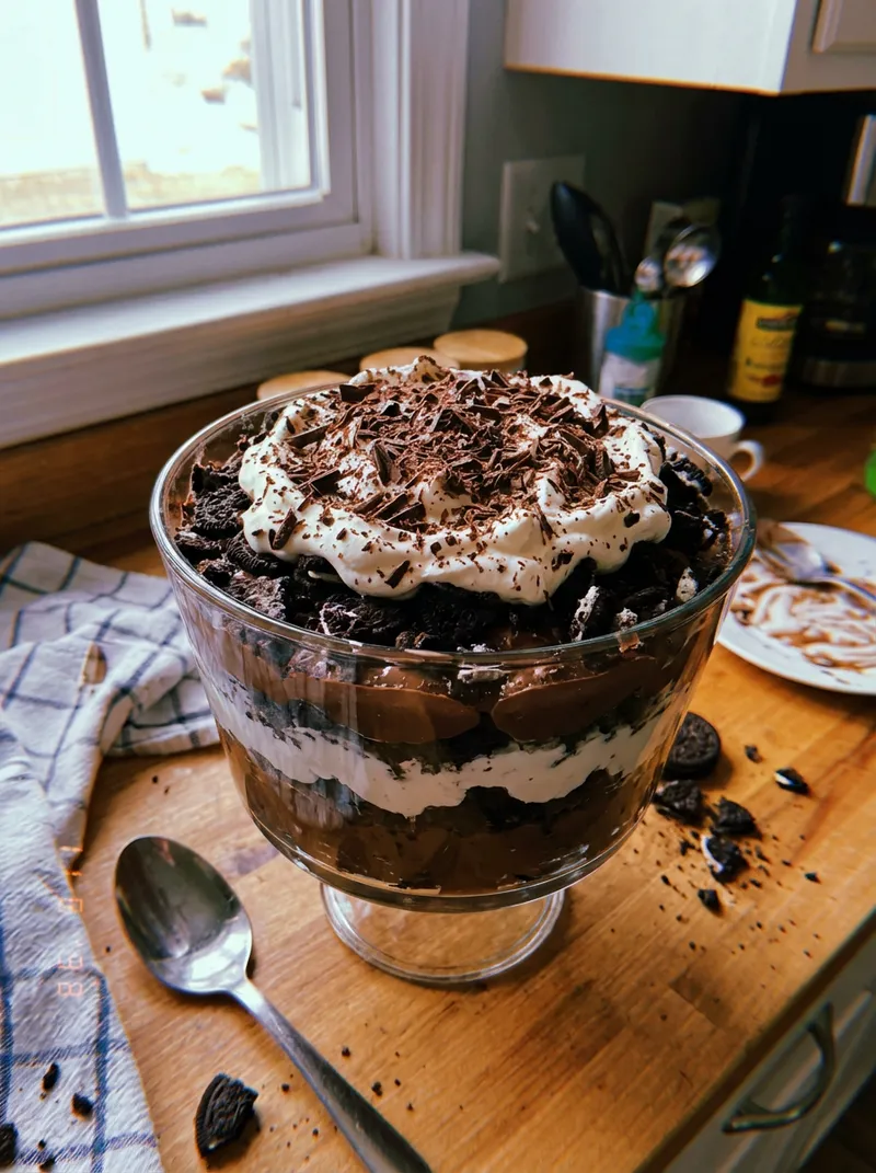 Chocolate Oreo Trifle