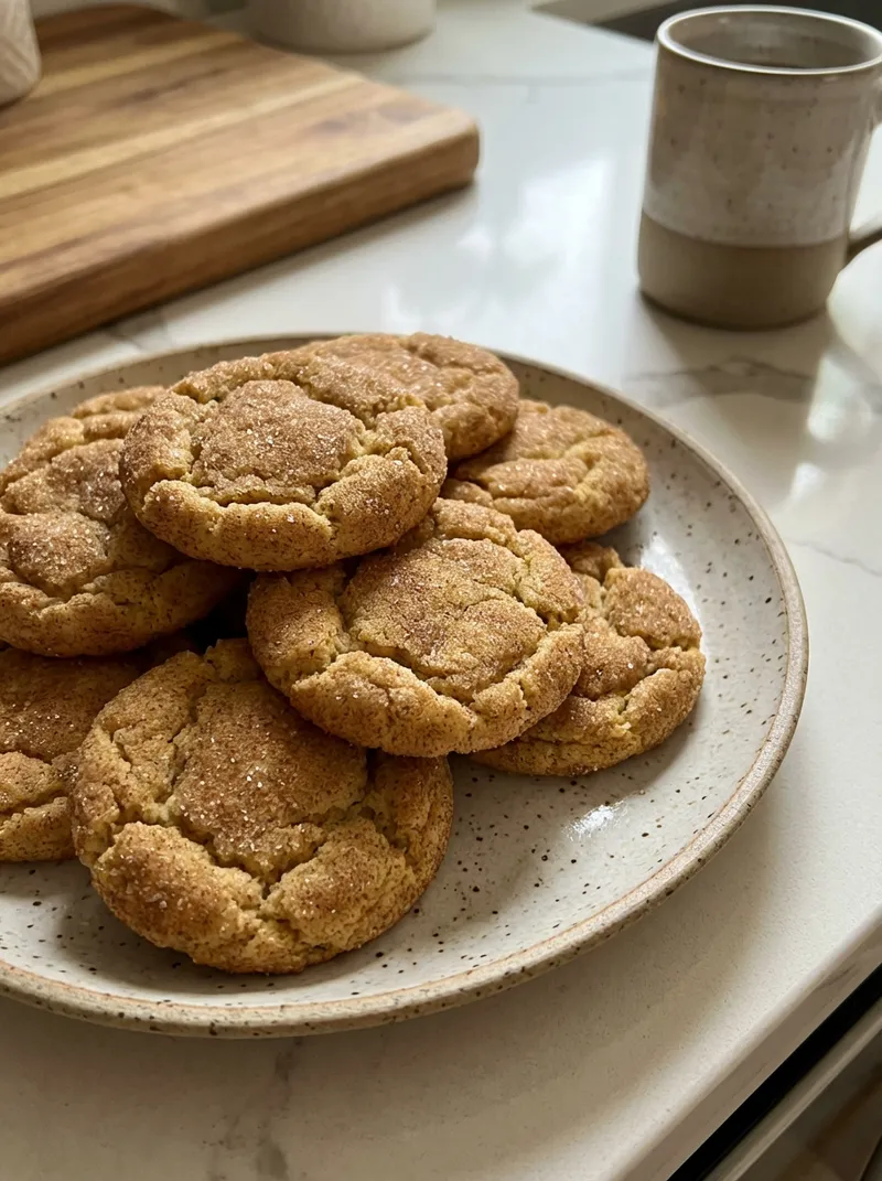 Cinnamon Sugar Snickerdoodle Cookies
