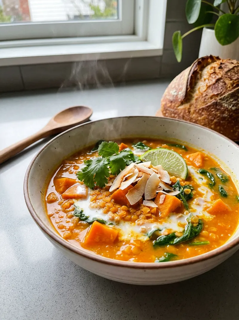 Coconut Curry Lentil Soup