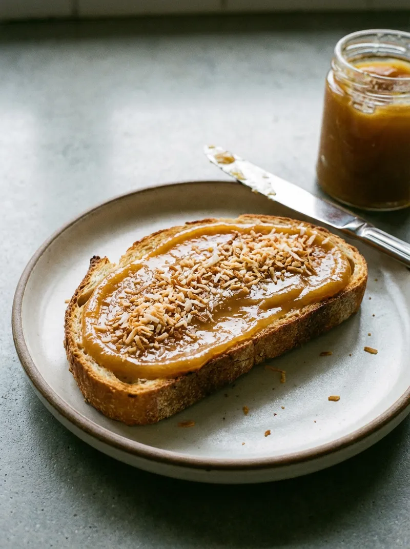 Coconut Jam Slice