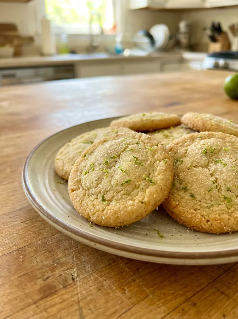 Coconut Lime Sugar Cookies