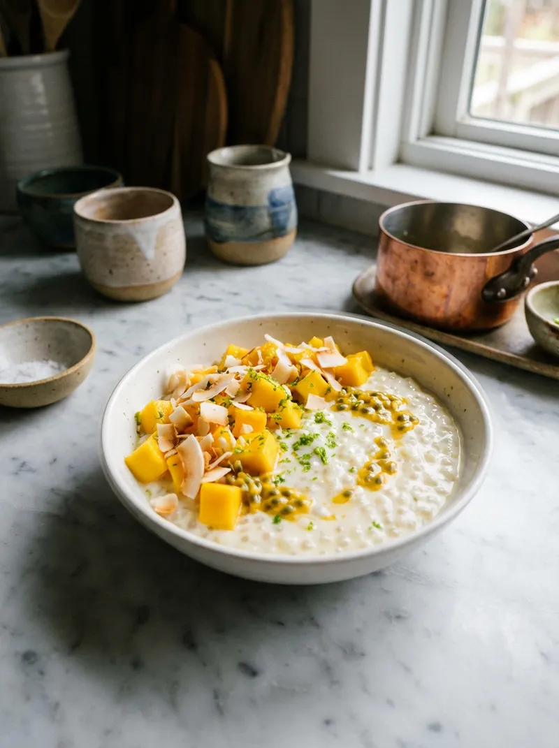 Coconut Tapioca Pudding