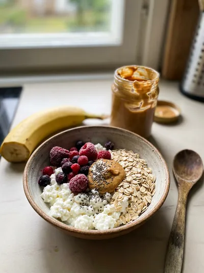 Cottage Cheese Protein Oats