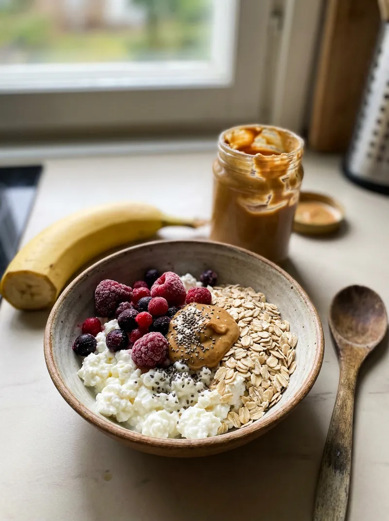 Cottage Cheese Protein Oats