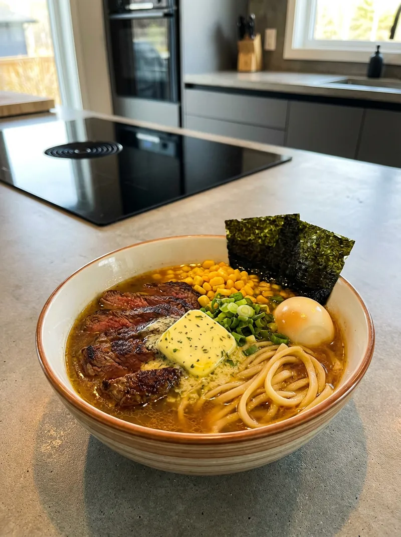 Garlic Butter Steak Ramen