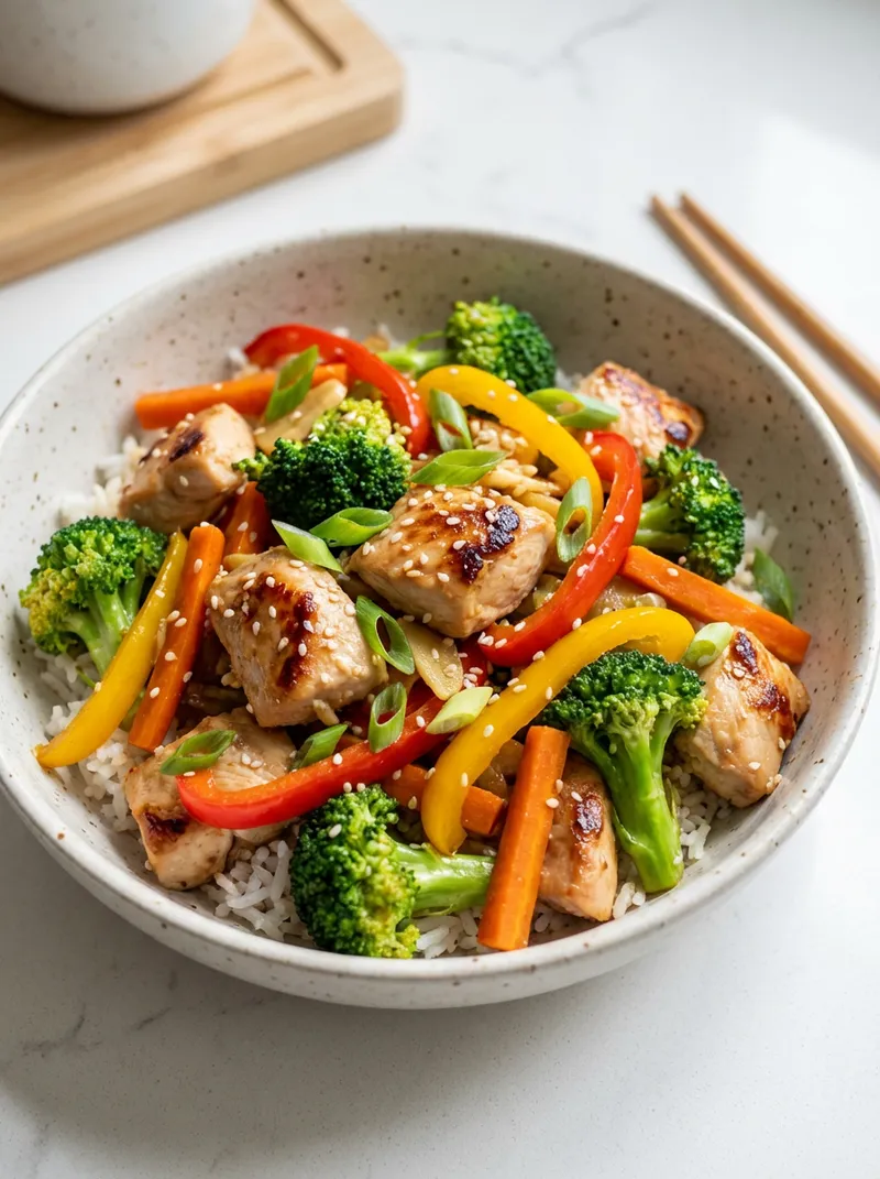Garlic Ginger Chicken Stir-Fry