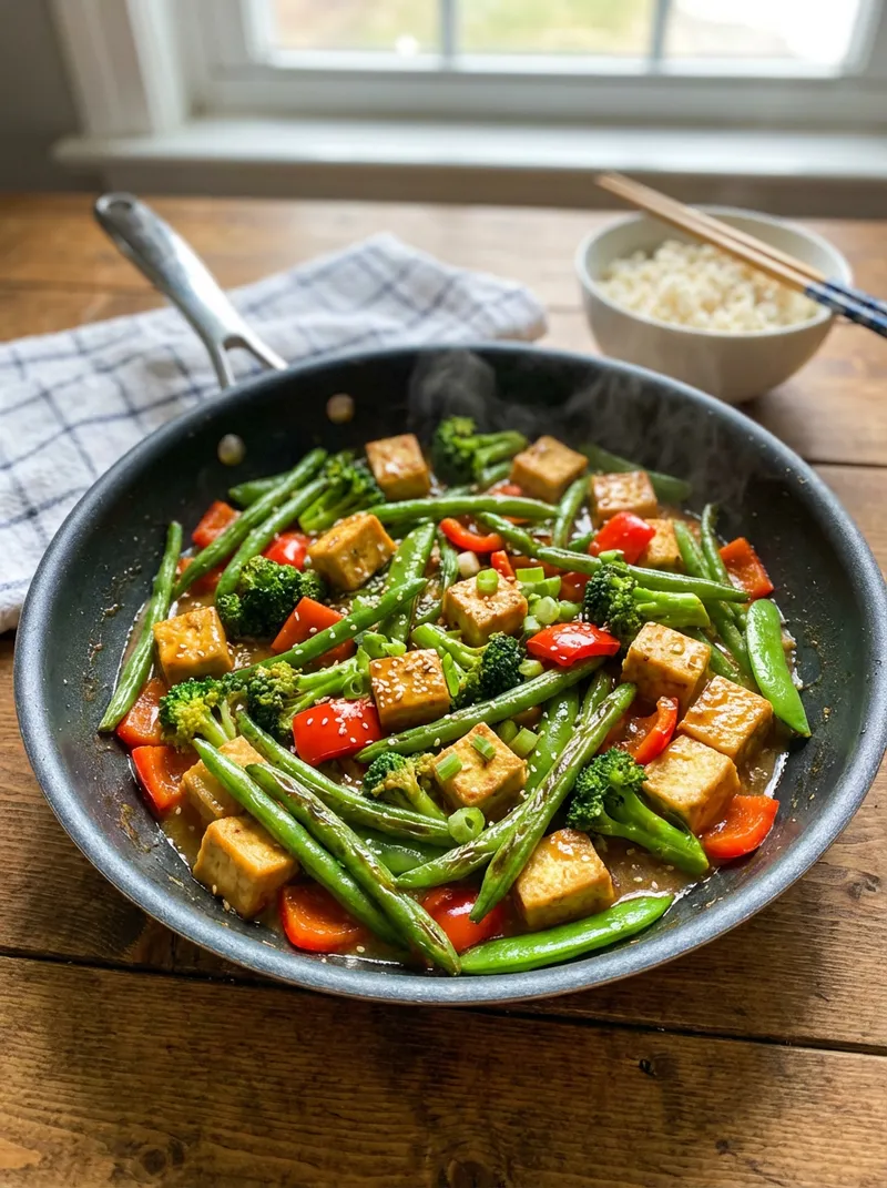 Ginger Miso Tofu Skillet