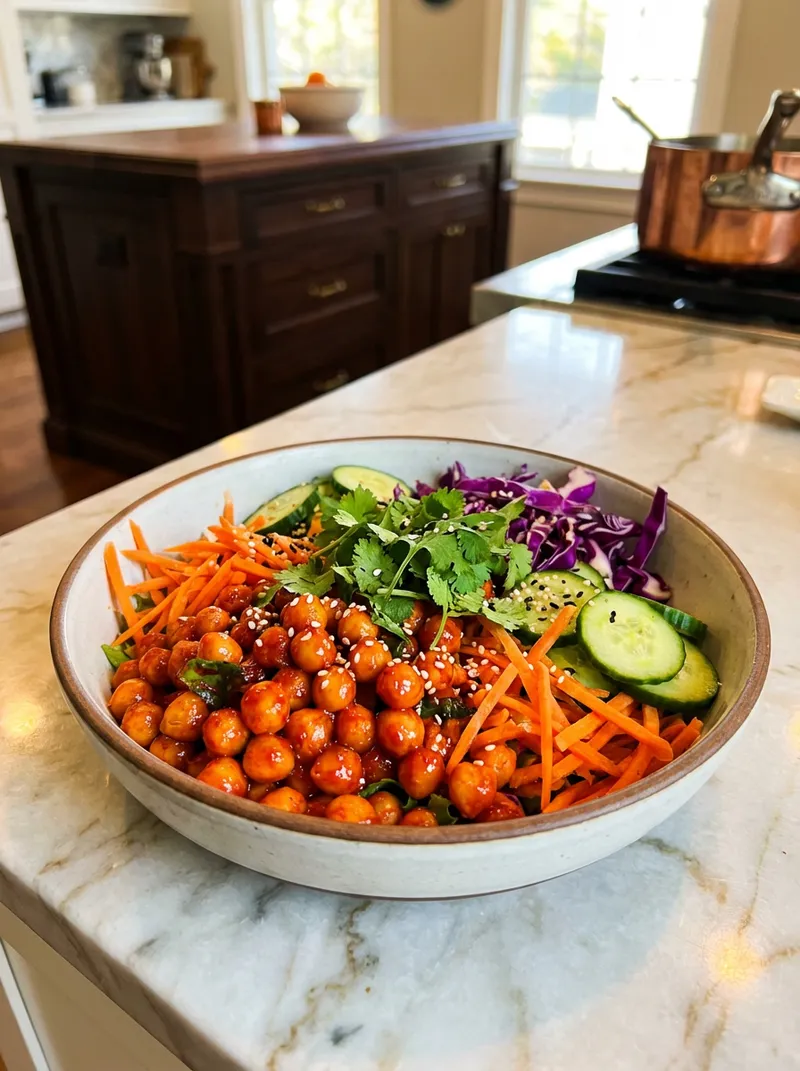Gochujang Chickpea Salad