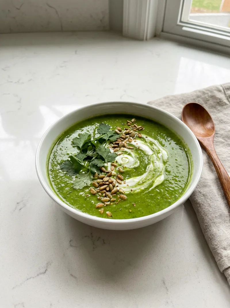Green Goddess Lentil Soup