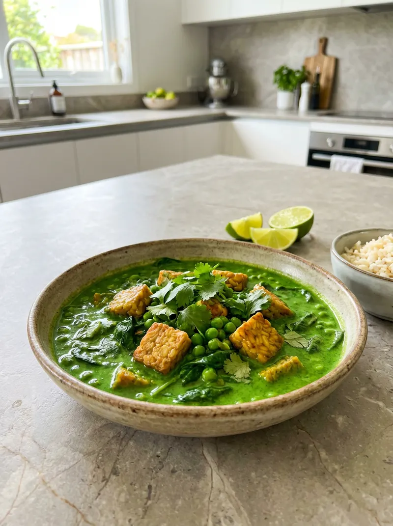 Green Goddess Tempeh Curry