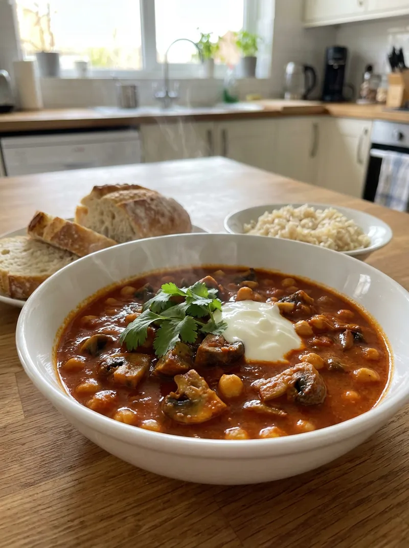 Harissa Mushroom Curry