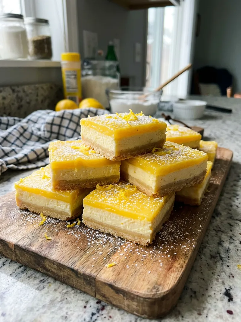 Lemon Cheesecake Bars