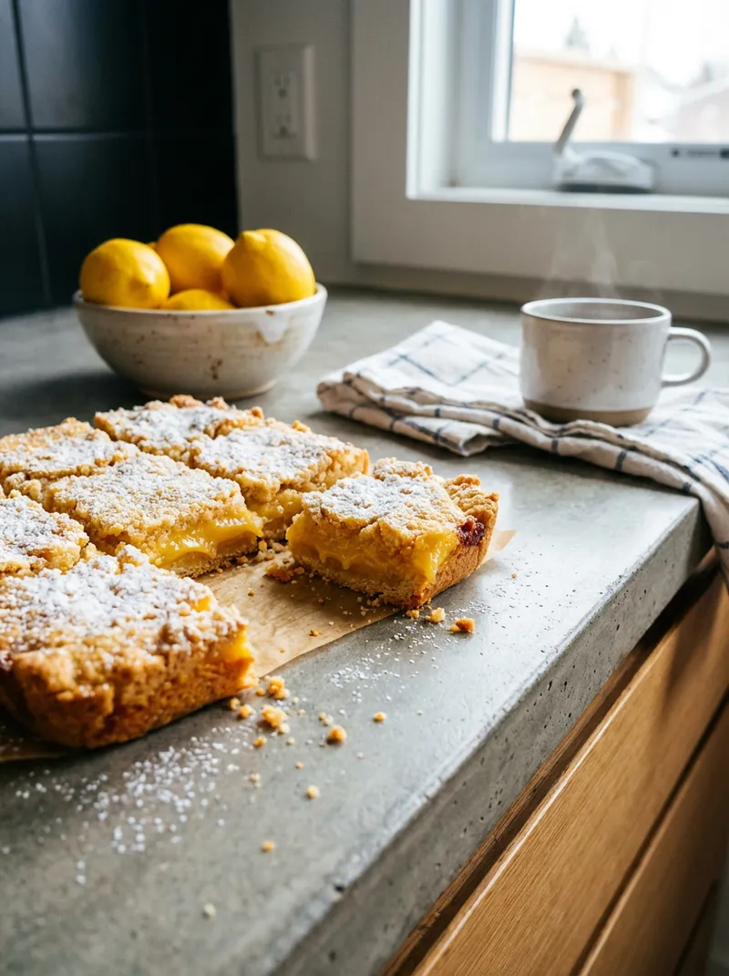 Lemon Crumble Bars