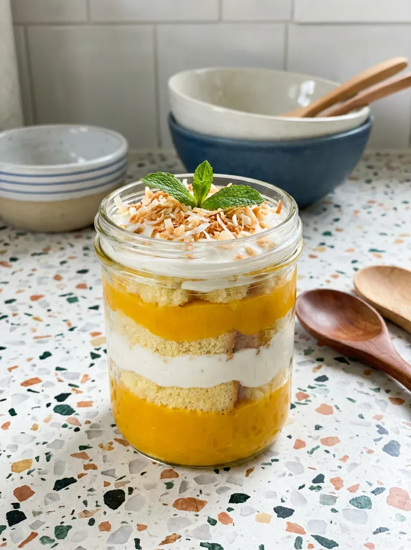 Mango Coconut Trifle
