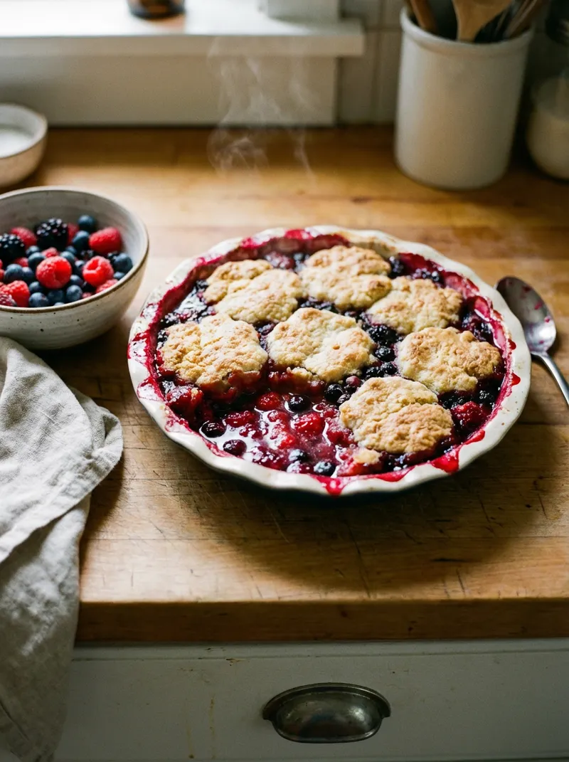 Mixed Berry Cobbler