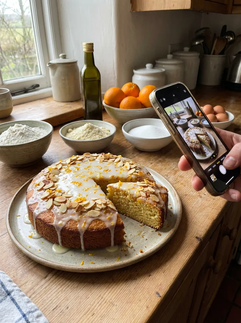 Orange Almond Olive Oil Cake