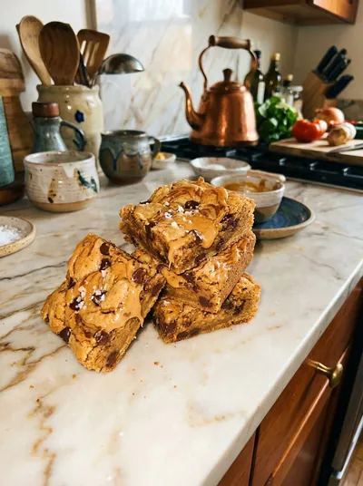Peanut Butter Blondies