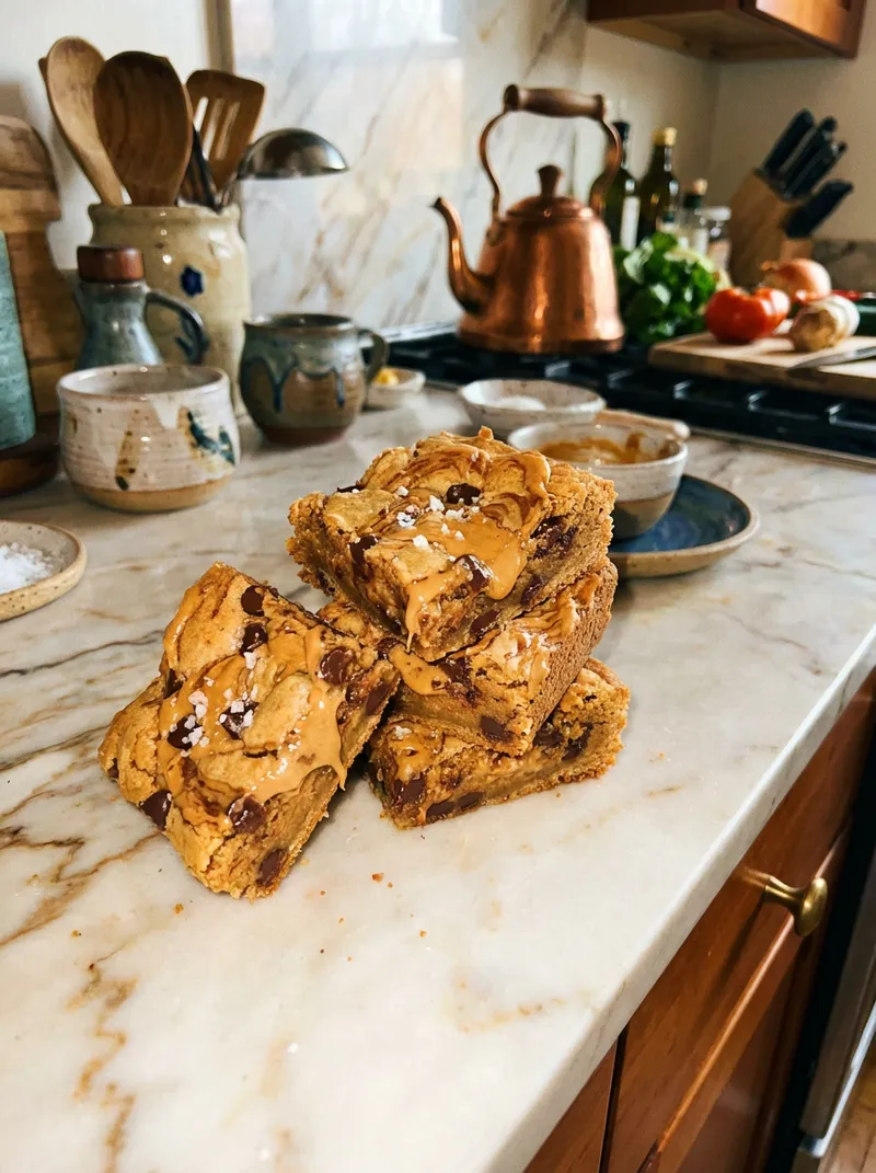 Peanut Butter Blondies
