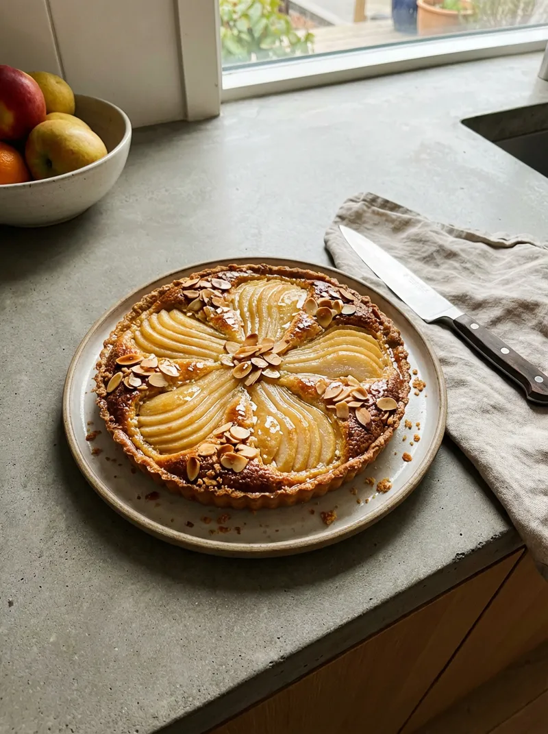 Pear Almond Tart