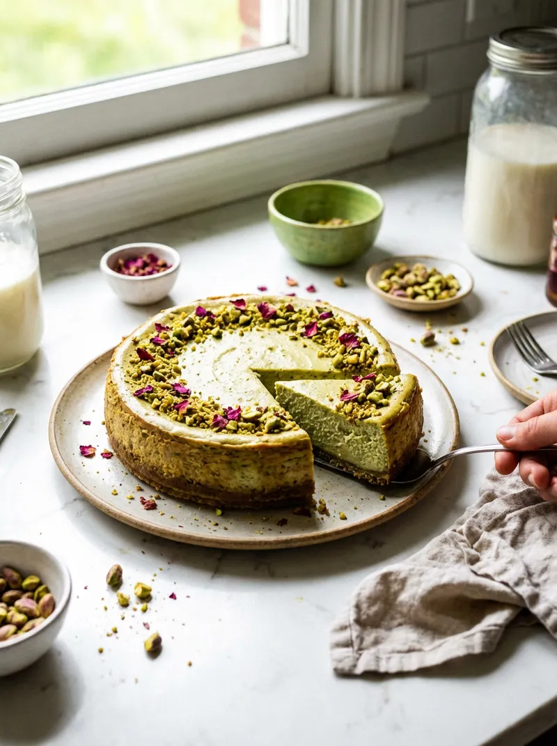 Pistachio Cheesecake