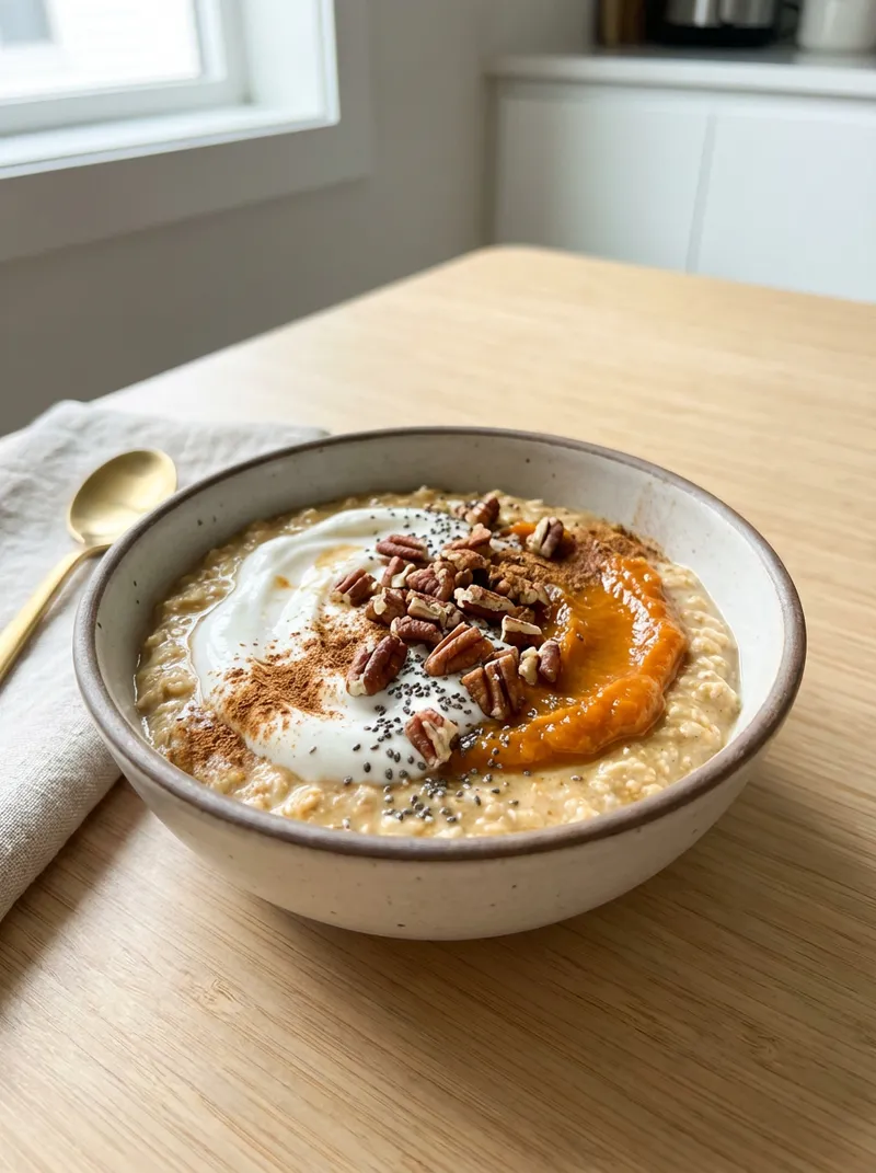 Pumpkin Spice Protein Oats