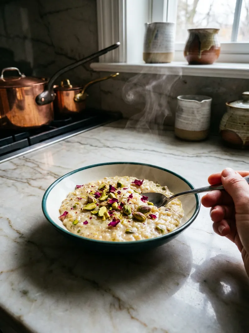 Rice Pudding with Cardamom