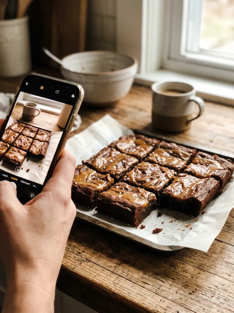 Salted Caramel Brownie Bars