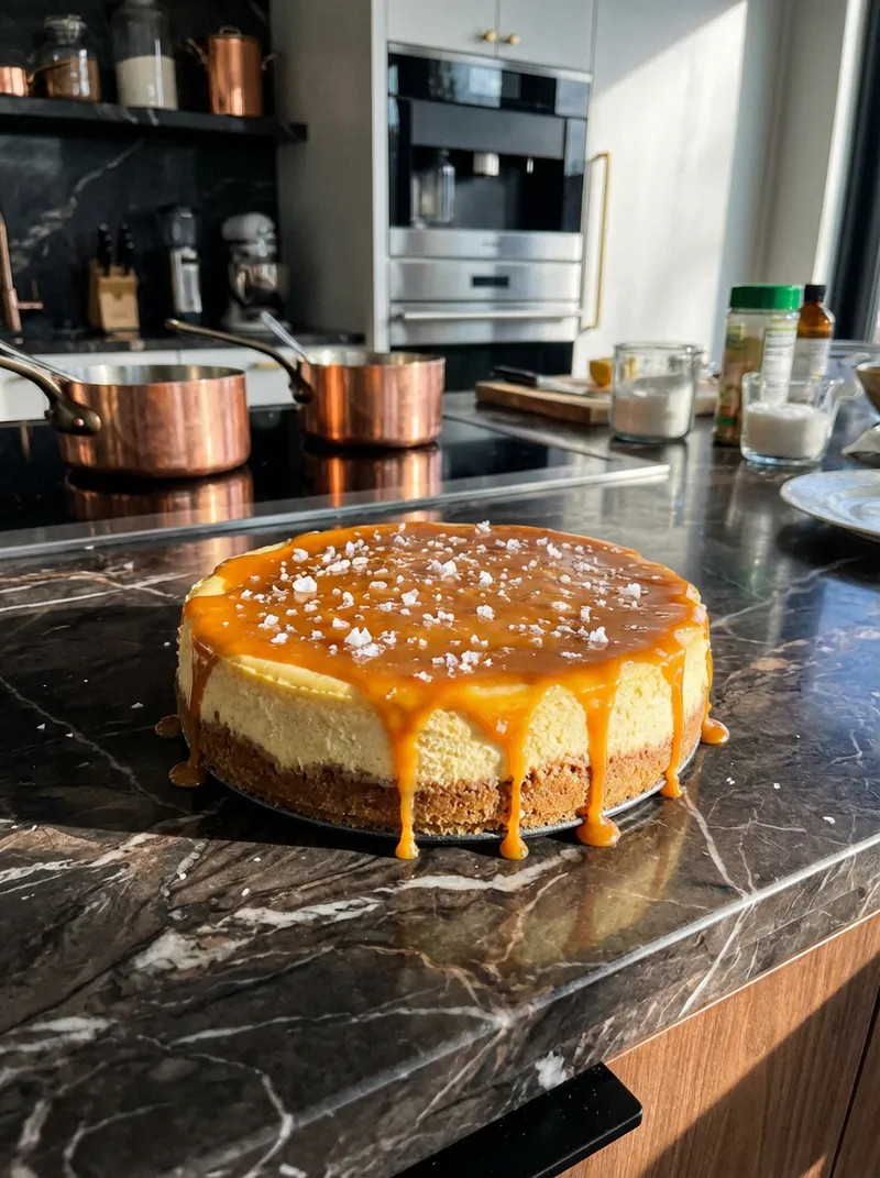 Salted Caramel Cheesecake