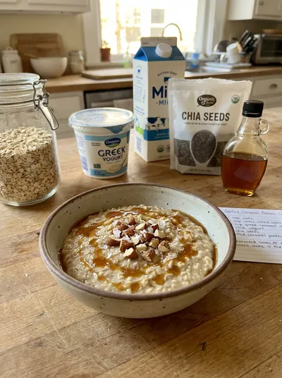 Salted Caramel Protein Oats