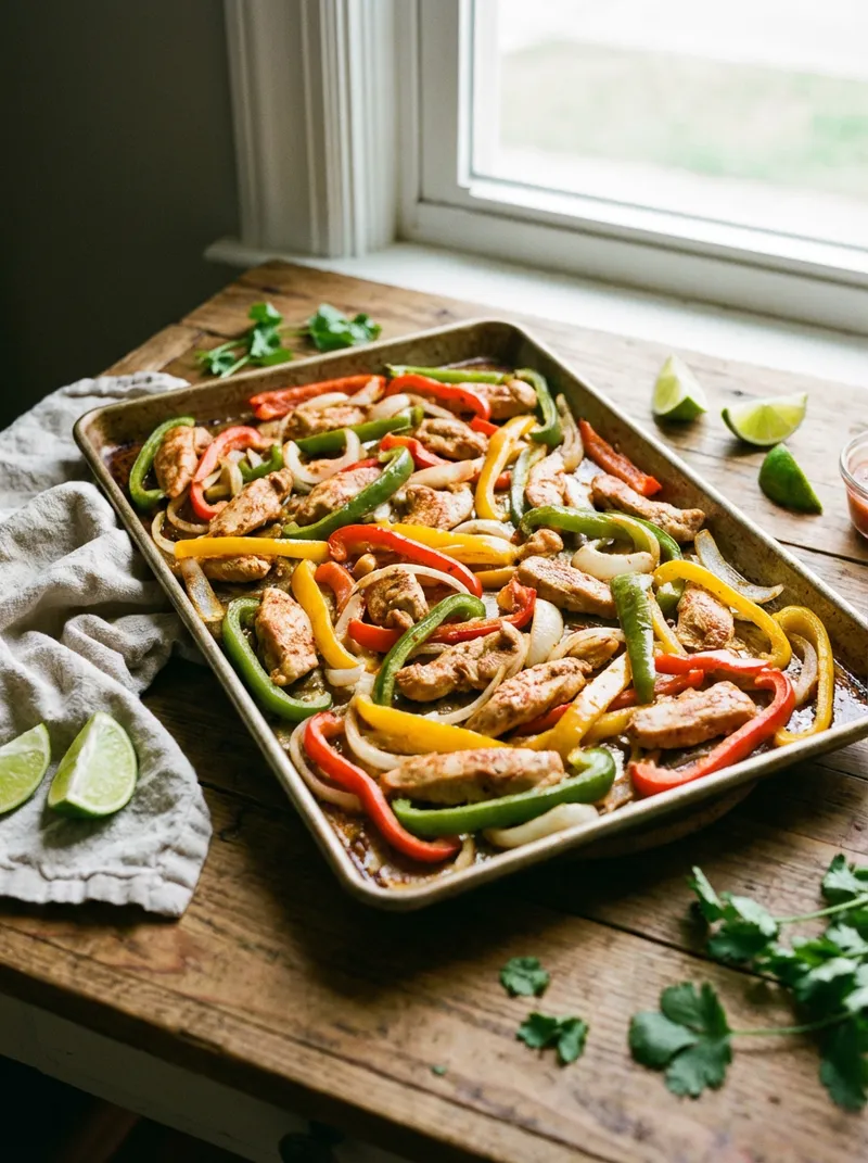 Sheet Pan Fajita Chicken