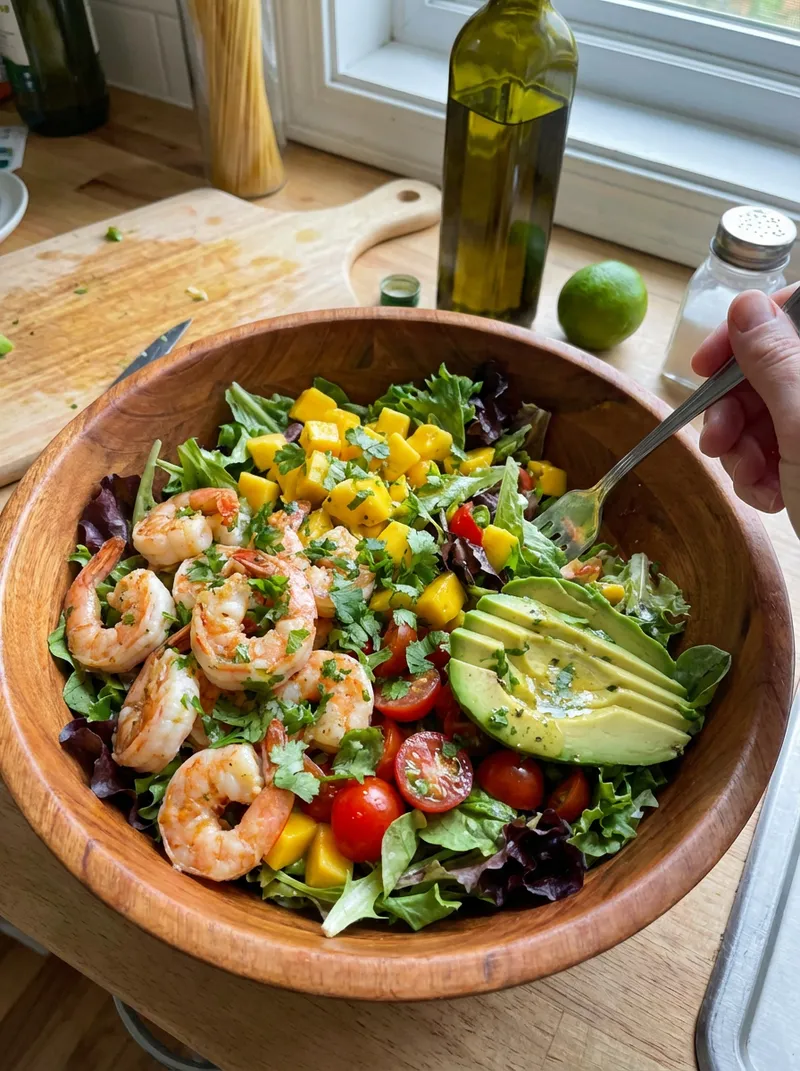 Shrimp Mango Avocado Salad