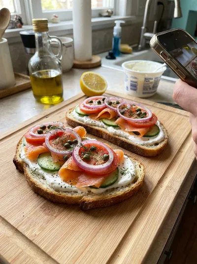 Smoked Salmon Protein Toast