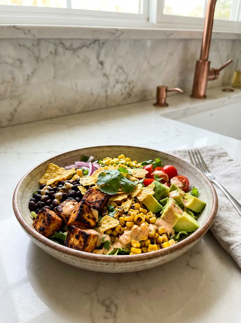 Smoky Chipotle Tofu Salad