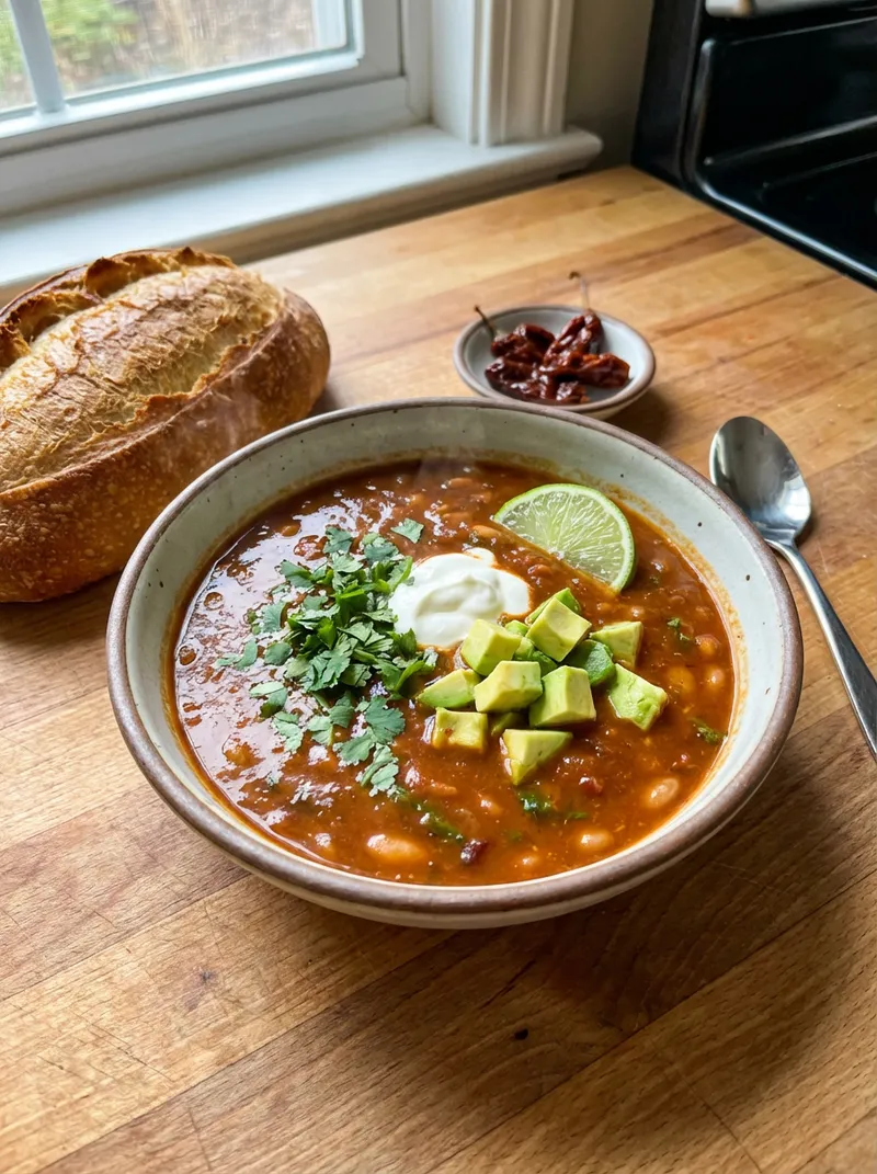 Smoky Chipotle White Bean Soup