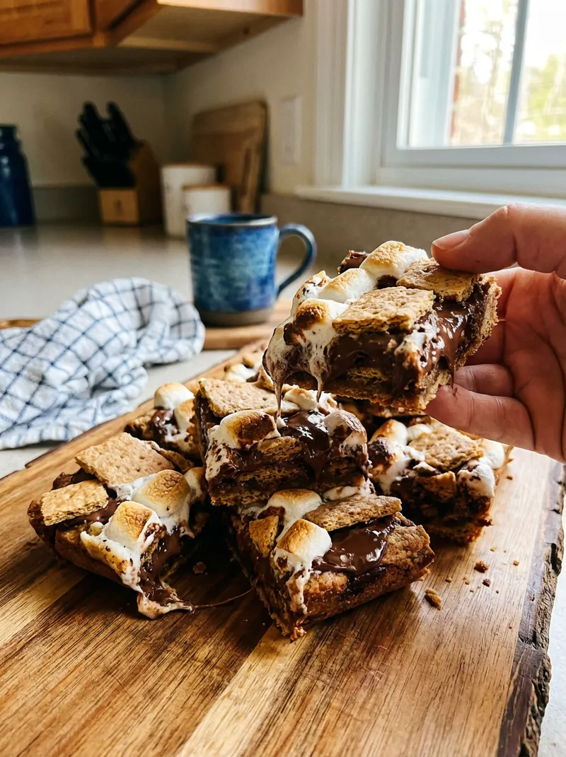 S'mores Cookie Bars