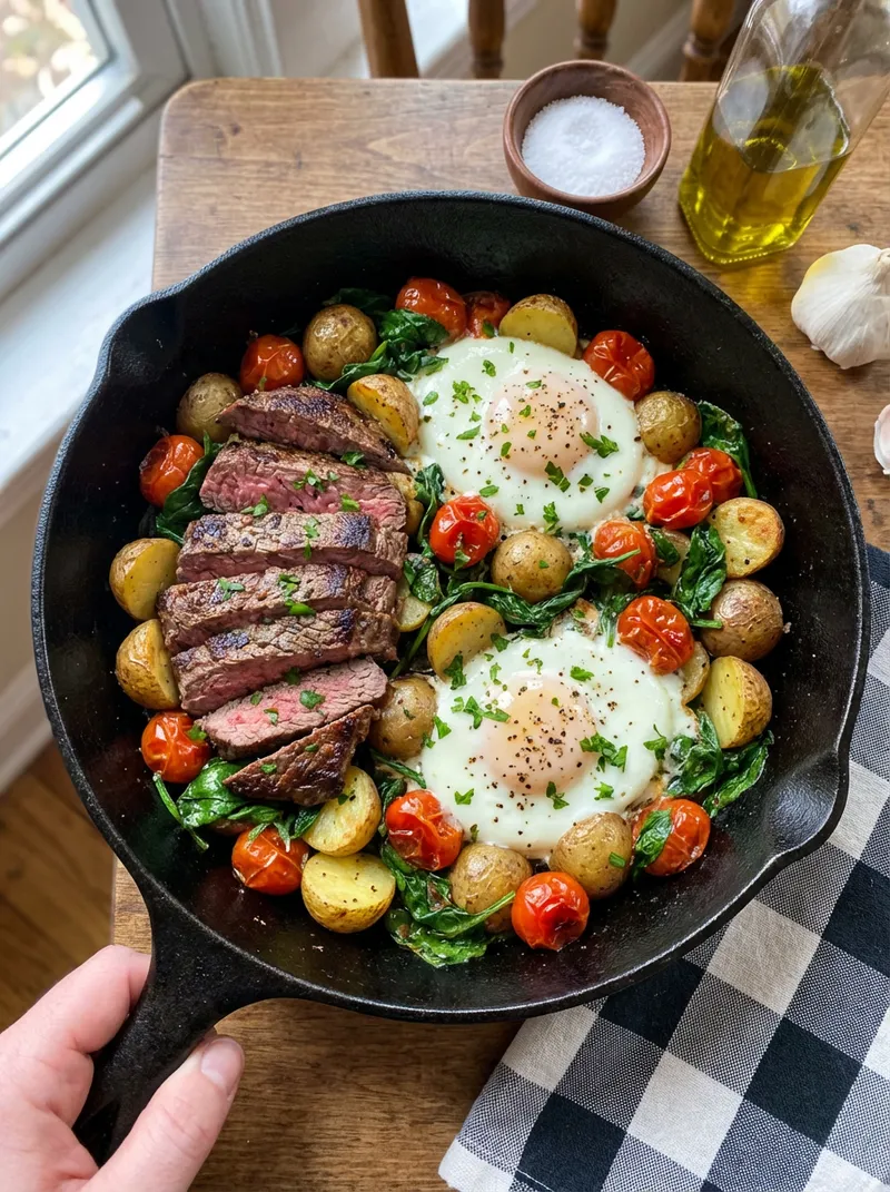 Steak and Egg Brunch Skillet